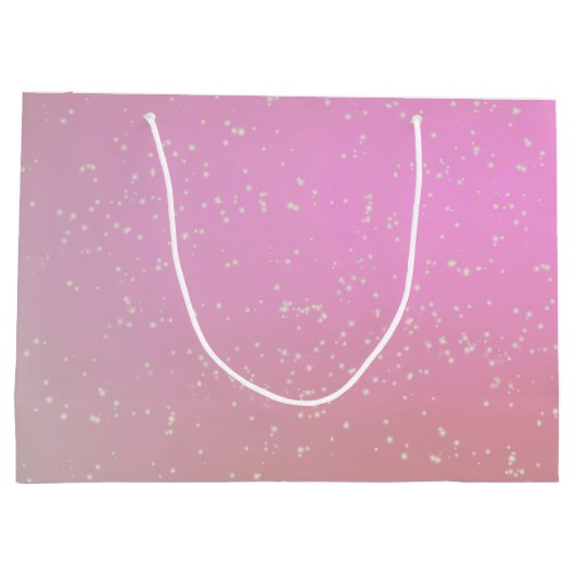 アフリカ系アメリカ人プリンセス誕生日 ラージペーパーバッグ (裏面)