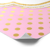 アフリカ系アメリカ人プリンセス赤ちゃんシャワーサイン ポスター (角)