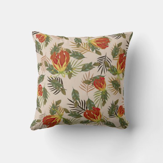 アフリカ系アメリカ人プリント装飾用クッション クッション (裏面)