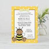 アフリカ系アメリカ人ベビービーベイビーシャワー招待状 招待状 (スタンド正面)