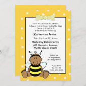 アフリカ系アメリカ人ベビービーベイビーシャワー招待状 招待状 (正面/裏面)