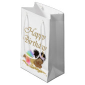 アフリカ系アメリカ人ベビーユニコーン抱き枕 スモールペーパーバッグ (正面アングル)