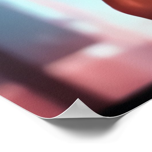 アフリカ系アメリカ人ボクサー | AI Art ポスター (角)