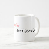 アフリカ系アメリカ人ボスの日のマグ コーヒーマグカップ (正面右)