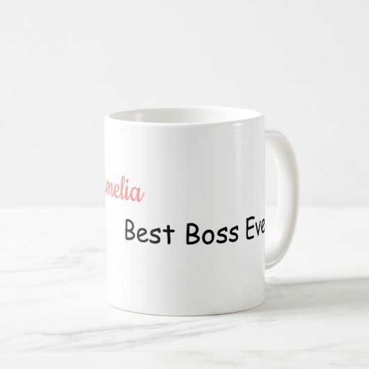 アフリカ系アメリカ人ボスの日のマグ コーヒーマグカップ (正面右)