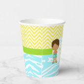 アフリカ系アメリカ人ボーイプールパーティーバッシュパーティー 紙コップ (右)