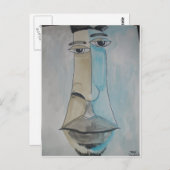 アフリカ系アメリカ人ポップ・アートのの芸術風刺画 ポストカード (正面/裏面)