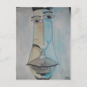 アフリカ系アメリカ人ポップ・アートのの芸術風刺画 ポストカード (正面)