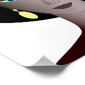 アフリカ系アメリカ人ポートレート ポスター (角)