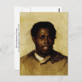 アフリカ系アメリカ人ポートレート ポストカード (正面/裏面)