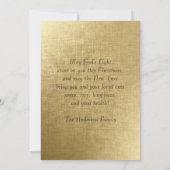 アフリカ系アメリカ人マドンナフラットクリスマスカード シーズンカード (裏面)