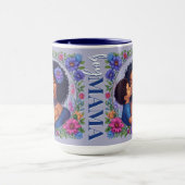 アフリカ系アメリカ人ママ&ソンスウィートキス母の日 マグカップ (中央)