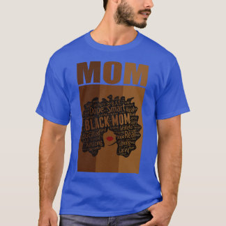 アフリカ系アメリカ人ママ・マザーズ・デイ・アフロ Tシャツ