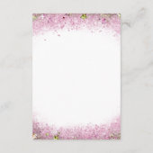 アフリカ系アメリカ人マーメイドが本の赤ちゃんシャワーを持参 エンクロージャーカード (裏面)