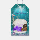 アフリカ系アメリカ人マーメイドギフトタグ ギフトタグ (裏面)