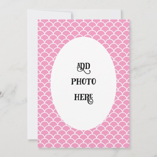 アフリカ系アメリカ人マーメイド3RD誕生日招待状 招待状 (裏面)