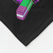 アフリカ系アメリカ人メッシーバンマルディグラスニューオーリンズ フリースブランケット (角)