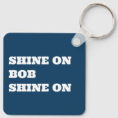 アフリカ系アメリカ人メンズキやる気を起こさせるーチェーン キーホルダー (裏面)