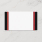 アフリカ系アメリカ人ラディバグオムツラッフルチケット エンクロージャーカード (裏面)