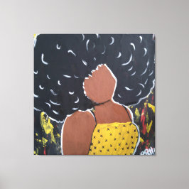 アフリカ系アメリカ人レディーロンダパトンキャンバス印刷 キャンバスプリント