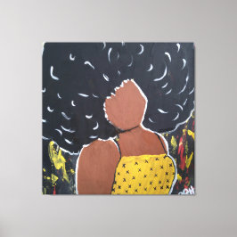 アフリカ系アメリカ人レディーロンダパトンキャンバス印刷 キャンバスプリント