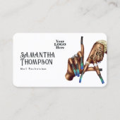 アフリカ系アメリカ人ロサンゼルスマニキュアサロン 名刺 (正面)