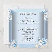 アフリカ系アメリカ人ヴィンテージプリンスベビーシャワーボーイ 招待状 (裏面)