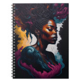 アフリカ系アメリカ人ヴィンテージ流行 ノートブック (正面)