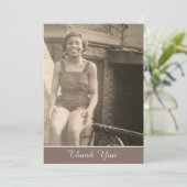 アフリカ系アメリカ人ヴィンテージ サンキューカード (スタンド正面)