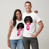 アフリカ系アメリカ人乳がん認識度ブラックウォム Tシャツ (ユニセックス)