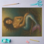 アフリカ系アメリカ人人魚の切り離し 薄葉紙 (クラフト)