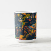 アフリカ系アメリカ人伝統感動的の調和 コーヒーマグカップ (中央)