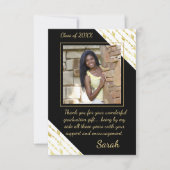 アフリカ系アメリカ人写真サンキューカード サンキューカード (正面)