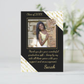 アフリカ系アメリカ人写真サンキューカード サンキューカード (スタンド正面)