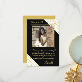 アフリカ系アメリカ人写真サンキューカード サンキューカード