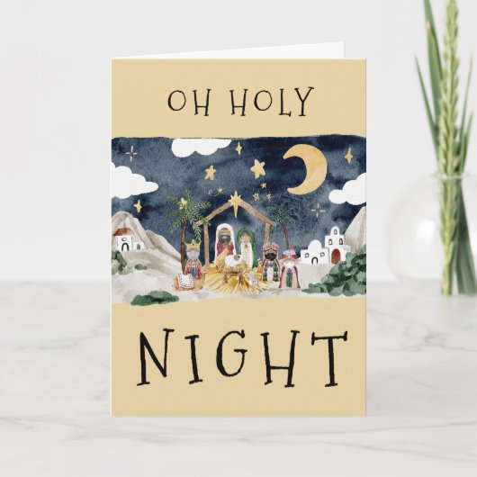 アフリカ系アメリカ人出生クリスマスカード シーズンカード (正面)