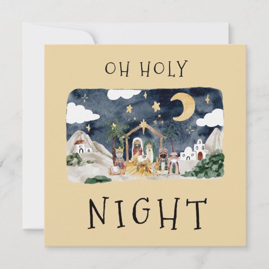 アフリカ系アメリカ人出生クリスマスカード シーズンカード (正面)