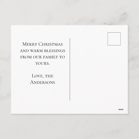 アフリカ系アメリカ人出生クリスマスカード シーズンポストカード