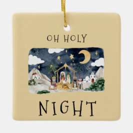 アフリカ系アメリカ人出生クリスマスカード セラミックオーナメント