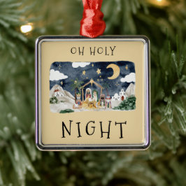 アフリカ系アメリカ人出生クリスマスカード メタルオーナメント