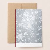 アフリカ系アメリカ人出生シーン実在クリスマス 箔カード (裏面封筒付き)