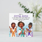 アフリカ系アメリカ人向けのグリーティングカード カード (スタンド正面)