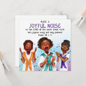 アフリカ系アメリカ人向けのグリーティングカード カード (正面/裏面インサイチュ)