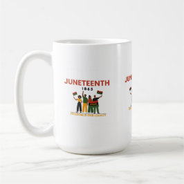 アフリカ系アメリカ人向けジューンティーンスフリーダムデイTシャツ コーヒーマグカップ