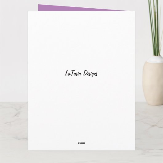 アフリカ系アメリカ人女性がマイクを歌う カード (裏面)