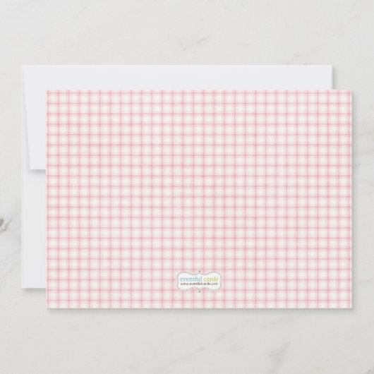 アフリカ系アメリカ人女性のカーボーイの馬の誕生日パーティー 招待状 (裏面)