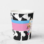 アフリカ系アメリカ人女性のカーボーイウェスタン誕生日パーティー 紙コップ (右)