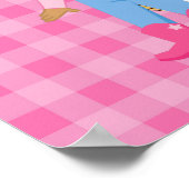 アフリカ系アメリカ人女性のカーボーイ誕生会 ポスター (角)