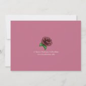 アフリカ系アメリカ人女性のカーボーイ誕生会 招待状 (裏面)