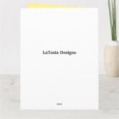 アフリカ系アメリカ人女性の卒業 カード (裏面)